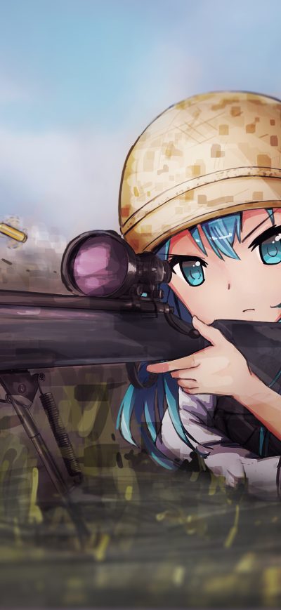 Fond d'écran iPhone Anime Girl Pubg 4k