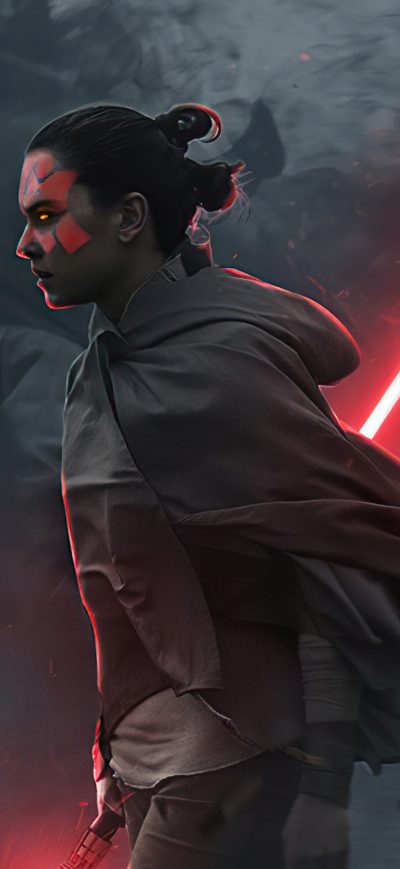 Fond d'écran Rey As Maul sur iPhone