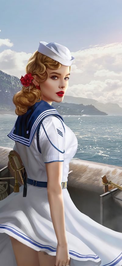 Fond d'écran iPhone Sailor Girl