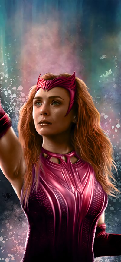Fond d'écran iPhone Elizabeth Olson As Scarlet Witch Fan Art