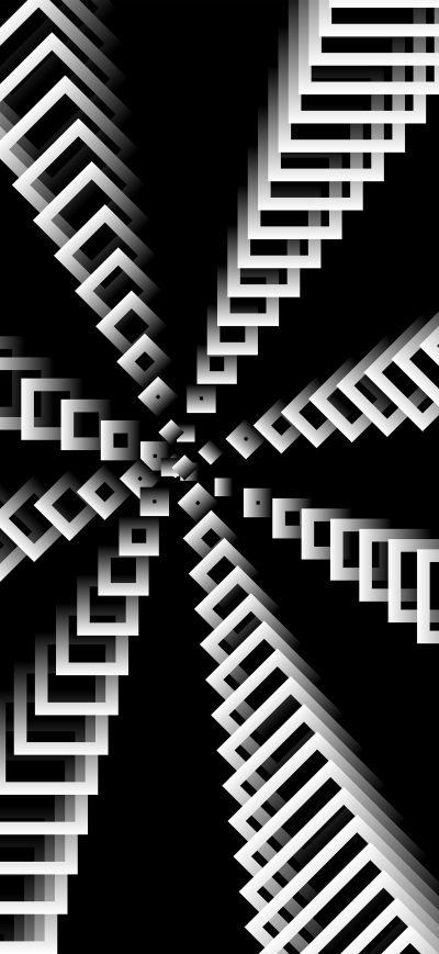 Fond d'écran iPhone Black Shapes 8k