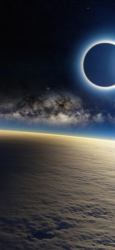 Fond d'écran iPhone Lunar Sky Space 4k