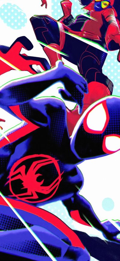 Fond d'écran iPhone 2023 Spiderman Across The Spiderverse 5k