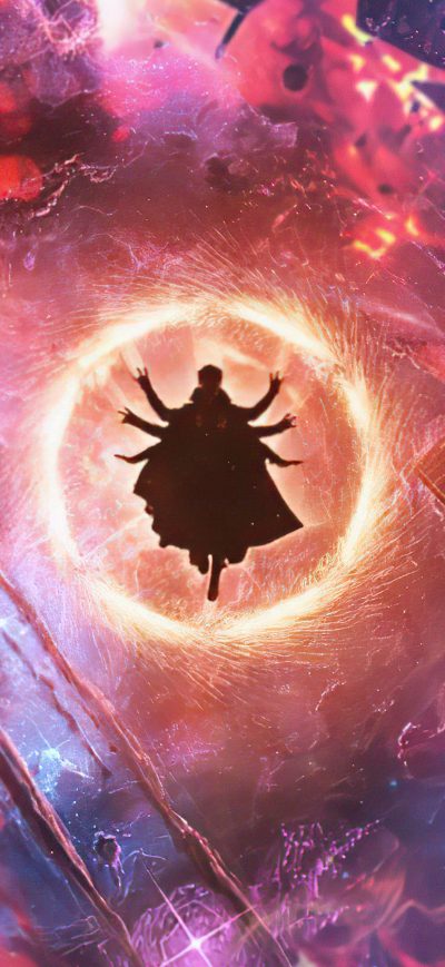 Fond d'écran iPhone Doctor Strange X Spiderman No Way Home