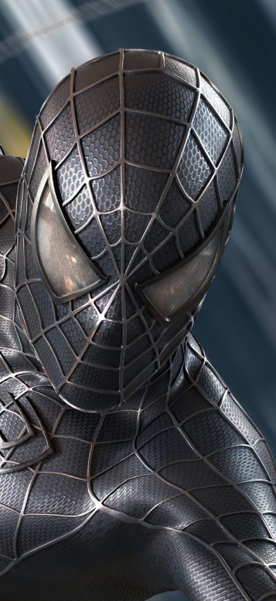 Fond d'écran iPhone Spider Man Black Symbiote Suit 4k