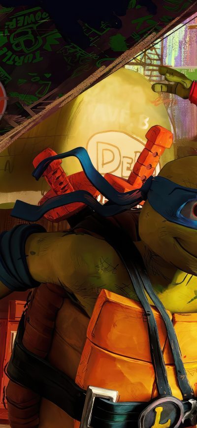 Fond d'écran iPhone 2023 Teenage Mutant Ninja Turtles Mutant Mayhem