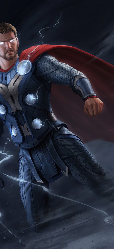 Fond d'écran iPhone Thor Thunder Art