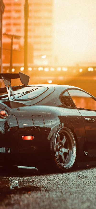 Fond d'écran iPhone Toyota Supra Nfs 4k