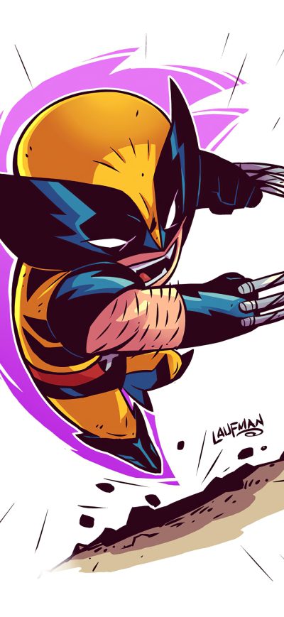 Fond d'écran iPhone Wolverine Minimalism Artwork 4k