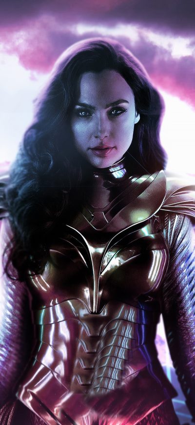 Fond d'écran iPhone Wonder Woman 1984 Movie 4k Neon