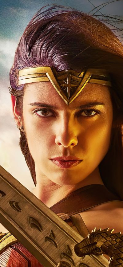 Fond d'écran iPhone Wonder Woman Cosplay Warrior 4k