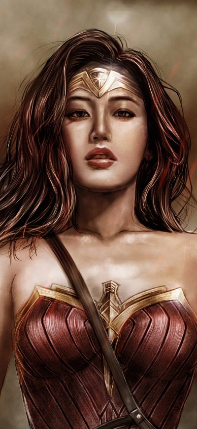 Fond d'écran iPhone Asian Wonder Woman 4k
