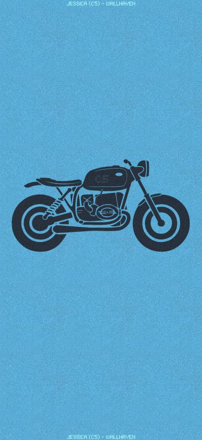 Fond d'écran iPhone Motorcycle Minimalism