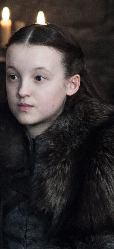Fond d'écran Bella Ramsey as Lyanna Mormont sur iPhone