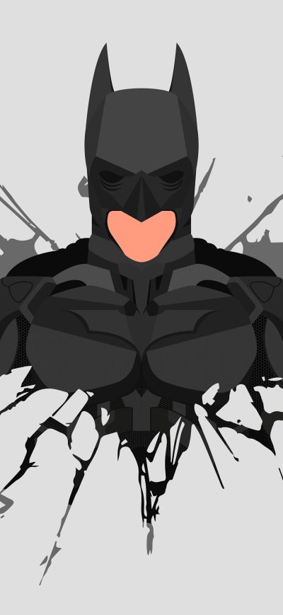 Fond d'écran iPhone Batman The Dark Knight Suit Minimalism