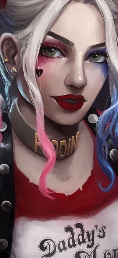 Fond d'écran iPhone Art Harley Quinn HD