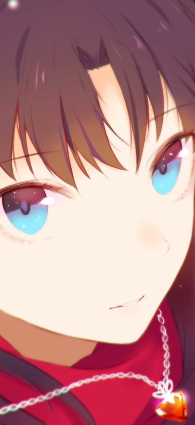 Fond d'écran iPhone Rin Tohsaka Fate Stay Night Anime 4k
