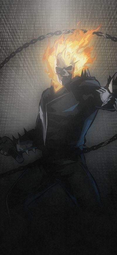 Fond d'écran iPhone Ghost Rider Artwork 4k
