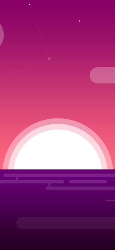 Fond d'écran iPhone Sunset Minimalism