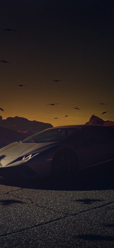 Fond d'écran iPhone Lamborghini Huracan Performante Photography