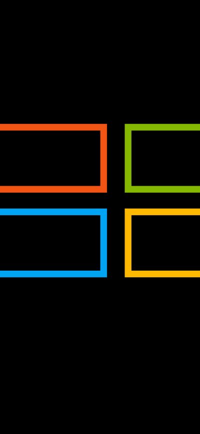 Fond d'écran iPhone Microsoft Windows Logo Square
