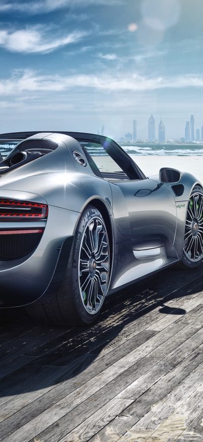 Fond d'écran iPhone Porsche 918 Spyder 2018 Dubai