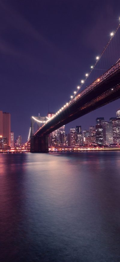 Fond d'écran iPhone Brooklyn Bridge Manhattan In New York