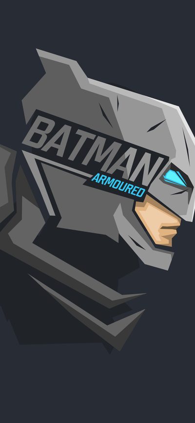 Fond d'écran iPhone Batman Mask Minimalism 8k