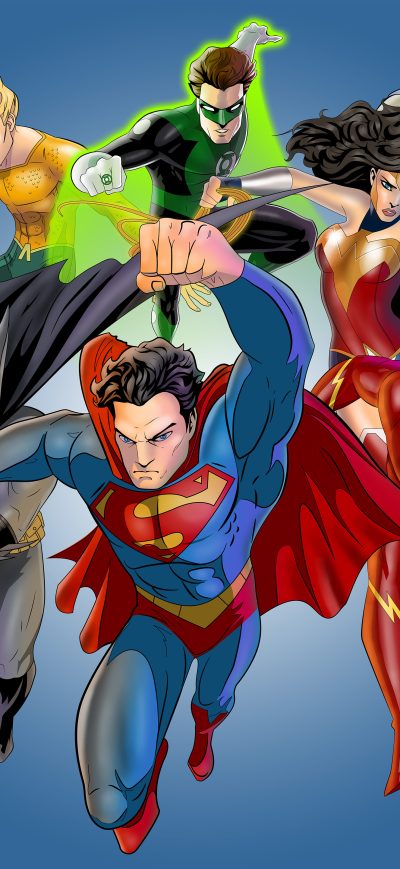 Fond d'écran iPhone Justice League 5k Artwork
