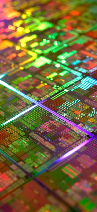 Fond d'écran Circuit CPU Chips sur iPhone