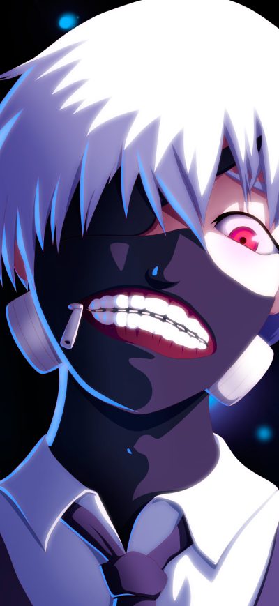 Fond d'écran iPhone Ken Kaneki Tokyo Ghoul 4k Art