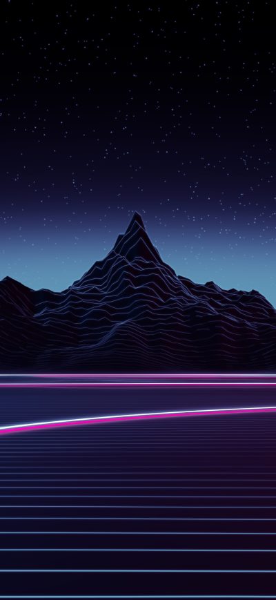 Fond d'écran iPhone Neon Highway 4k