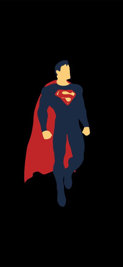 Fond d'écran iPhone Superman Minimalism 4k