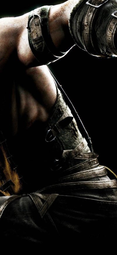 Fond d'écran iPhone Mortal Kombat X Scorpion