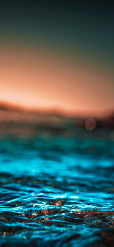 Fond d'écran iPhone Dawn Depth Of Field Dusk Ocean Sea Sunrise Sunset Water