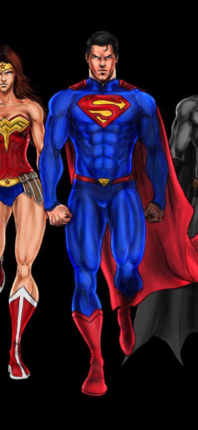 Fond d'écran iPhone Justice League Fan Art 2017