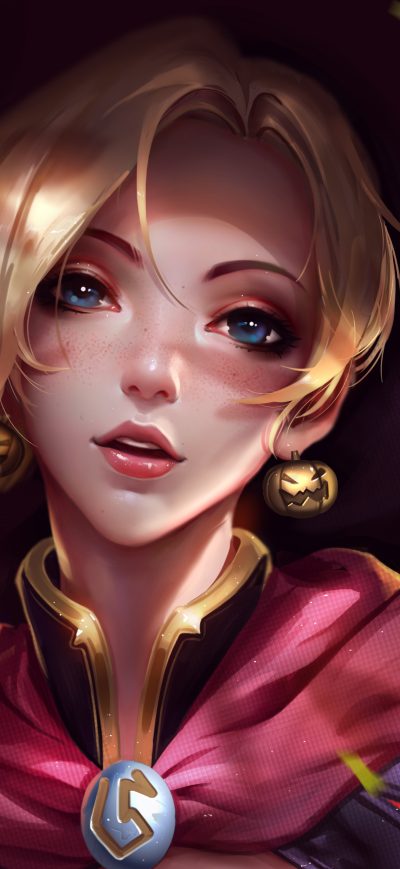 Fond d'écran iPhone Mercy Overwatch Fantasy 5k