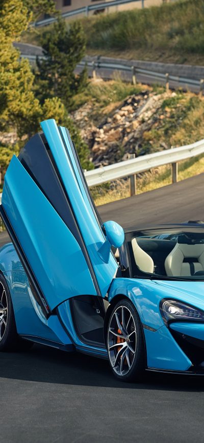 Fond d'écran iPhone McLaren 570S Spider Super Car 2018