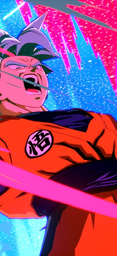 Fond d'écran iPhone Goku Dragon Ball FighterZ 5K