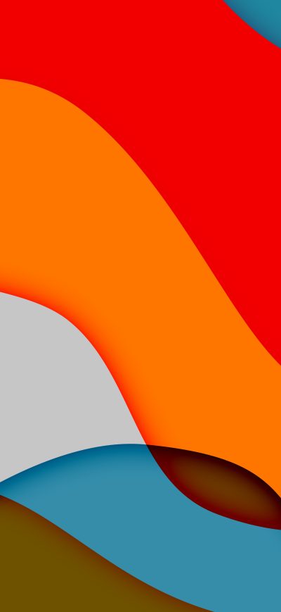 Fond d'écran iPhone Colorful Wave Abstract 8k