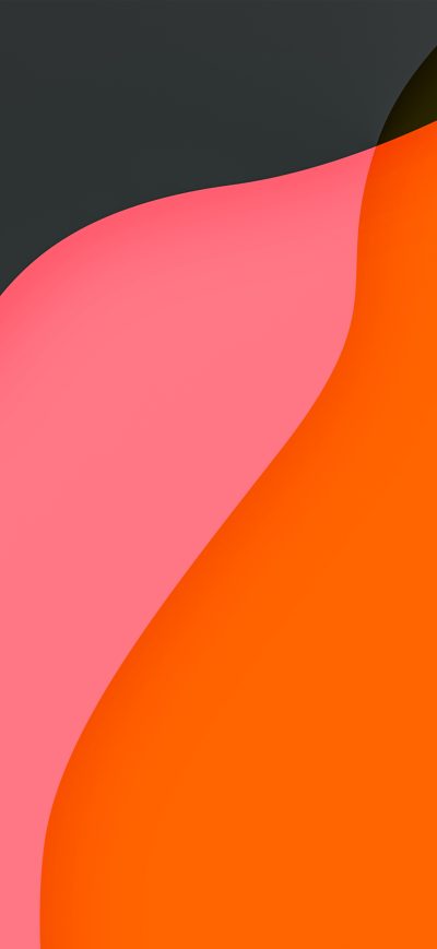 Fond d'écran iPhone Bright Orange And Dark Abstract 8k