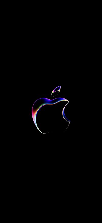 Fond d'écran iPhone WWDC23 Apple Logo 5k