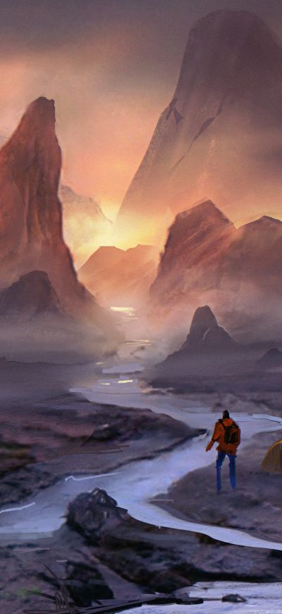 Fond d'écran iPhone Research Station 4k