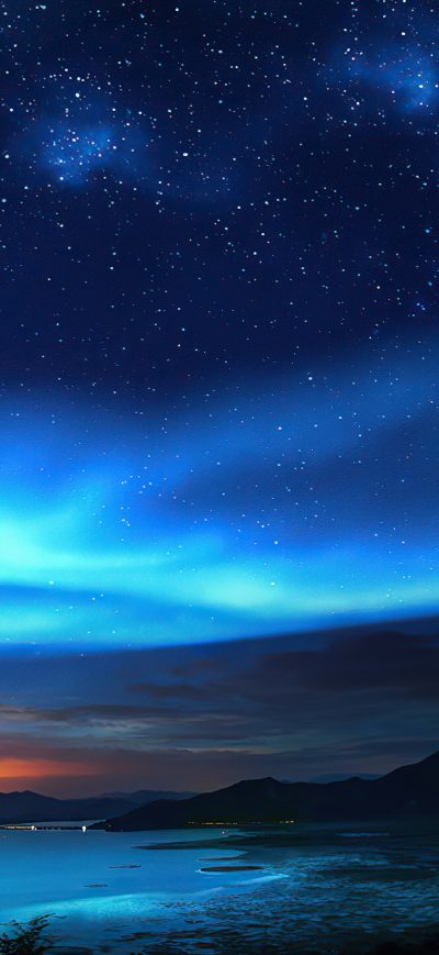 Fond d'écran iPhone Midnight Sunrise 4k