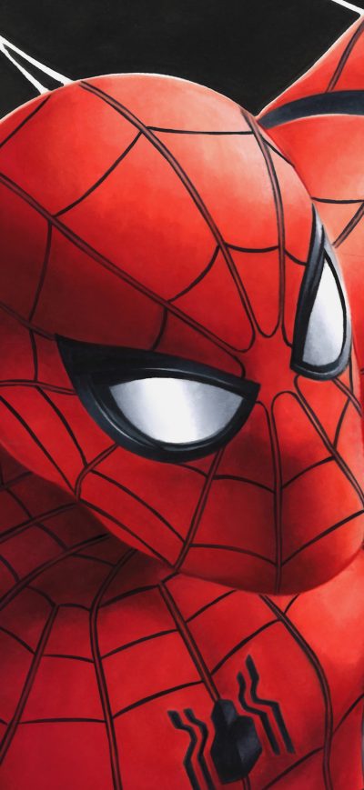 Fond d'écran iPhone Spiderman Homecoming Fanart 4k