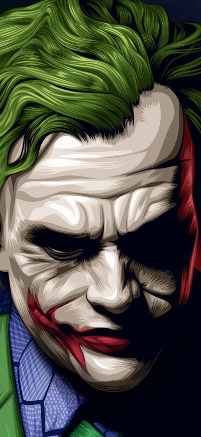 Fond d'écran iPhone Joker Heath Ledger Illustration