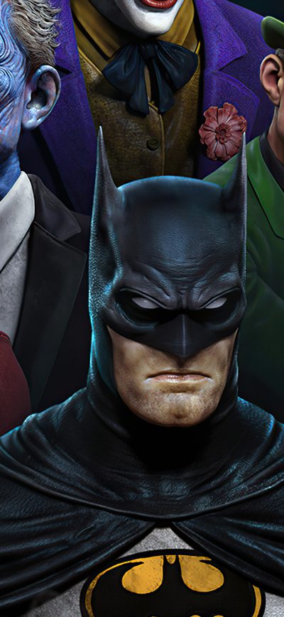 Fond d'écran iPhone Batman The Animated Series Superheroes 4k