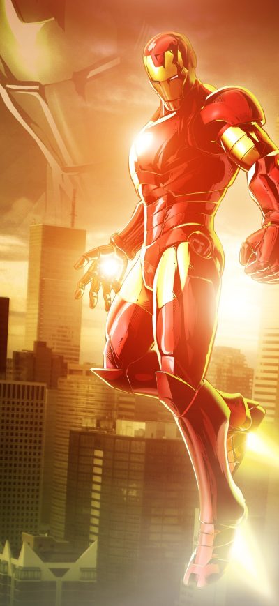 Fond d'écran iPhone Marvel Vs Capcom 3 Iron Man 4k