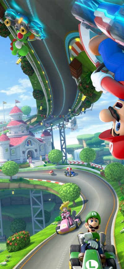 Fond d'écran iPhone Mario Kart 8