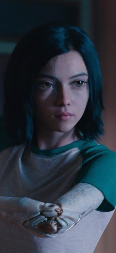 Fond d'écran iPhone Rosa Salazar In Alita Battle Angel